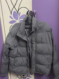 Gray Puffer Jacket