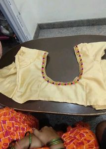 Beautiful Golden Blouse New