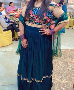 Bottle Green Lehenga 💚