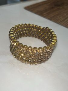 Gold Tone Bracelet &amp; Ring