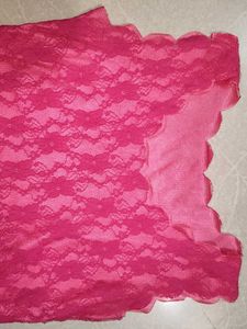 Pink Lace Tank Top