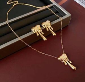 18K Gold Plated Heart Set