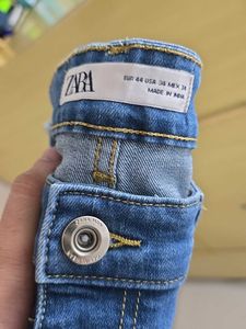 Zara Distressed Denim Jeans