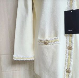 Korean Style Imported Knit Ruffle Border Cardigan