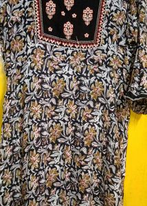 Floral Print Kurta