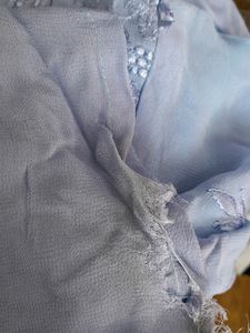 Blue Embroidered Kurta Set (Women&#39;s)