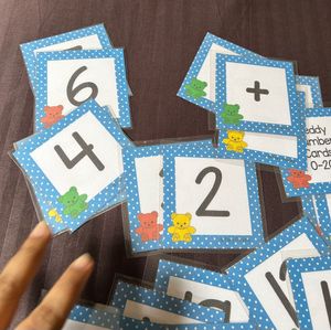 0-20 Laminated Flash Cards
