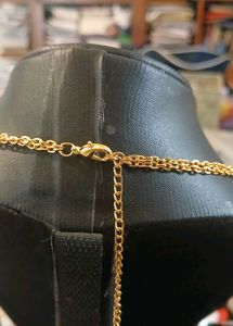 Dual Sun And Topaz Layered Chain