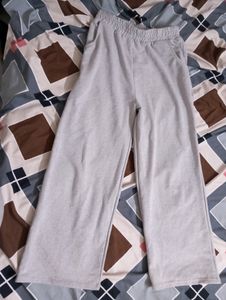 Wide Leg Grey Joggers For Gym Or Everyday Wear