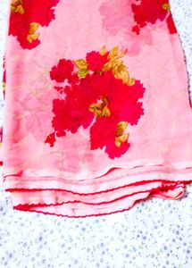 Floral Print Saree