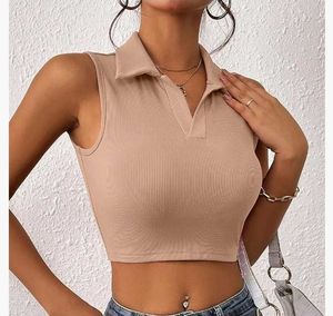 Ribbed Crop Tank Top