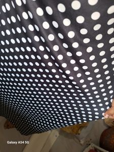 One Piece Black And White Polka Dots