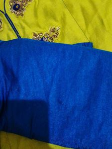 Yellow Embroidered Kurti Suit