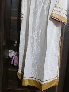 Elegant White Branded Kurta