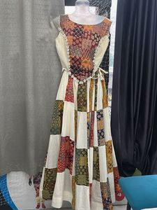 Patchwork Maxi Dress