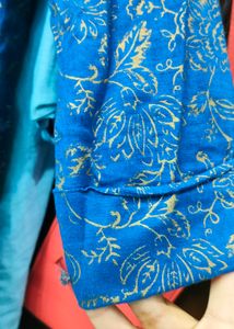 blue skirt kurti
