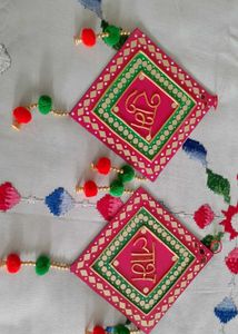 Wall Decor With Pom Poms