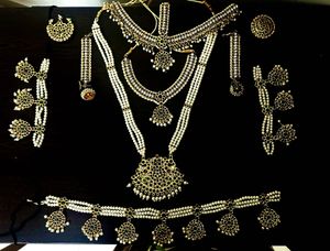 Festive Elegance Traditional Indian Jewelry Set