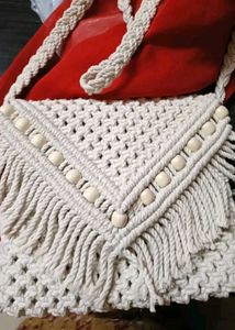 Macrame Crossbody Bag,New Only 1 Pcs 350 Rs.