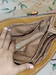 Stylish Brown Satchel Handbag