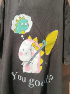 Cute Graphic Print Tee