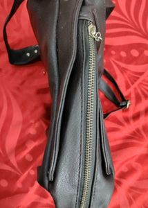 chic leather handbag
