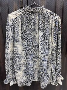 Zara Animal Print Blouse