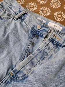 MANGO Wide Leg Jeans