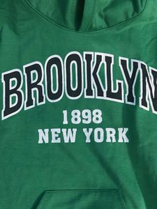 Brooklyn Green Fleece Hoodie