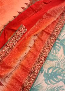 Preloved Saree With Stitched Blouse.💕