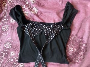 savana Polka Dot Top S Size