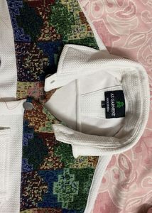 Mickey Mouse Embroidered Button Down