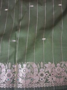 Buy This Sare Free With Blue Pure Kanchipirm Silk