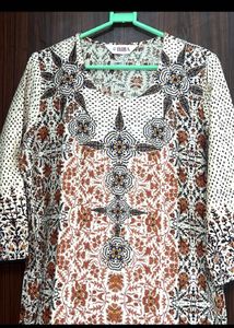 BIBA Printed Kurta &amp; Dupatta
