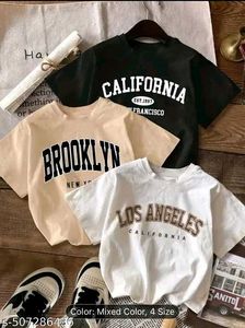 Combo Of 3 Trendy Graphic Print T-Shirts