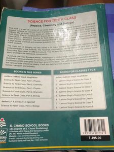 Science for Tenth Class Biology