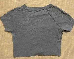 Graphic Print Crop Top