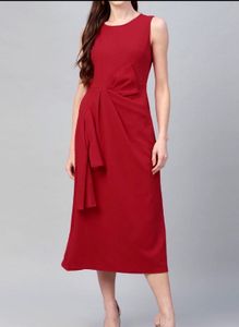 “Athena” Aline With Knot Accent Dress (almost 🆕)