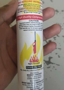 Reffile container for lighter