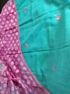 Sequin Pallu Saree