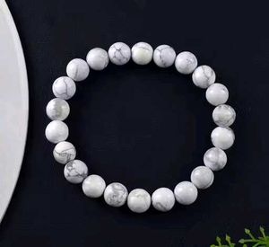 Howlite stone Beaded Bracelet