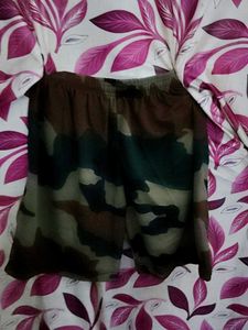 Camo Print Shorts