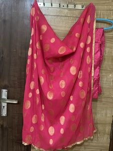 Gajri Pink Tailor Maid Salwar Suit