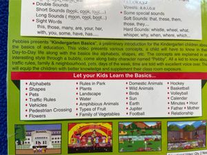 Peppbles Phonics &amp; KG Basics DVD for Kids
