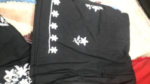 Lucknowi Embroidery Block Pure Cotton Suit