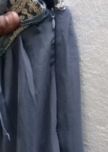 Grey beautiful crop top Set