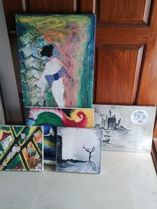 Canvas Painting For 5