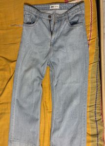 Zara Light Wash Mom Jeans