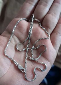 Giva 925 Real Silver Twisted Box Chain