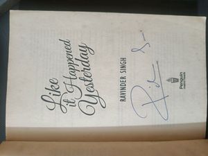 Like It Happened Yesterday By Ravinder Singh